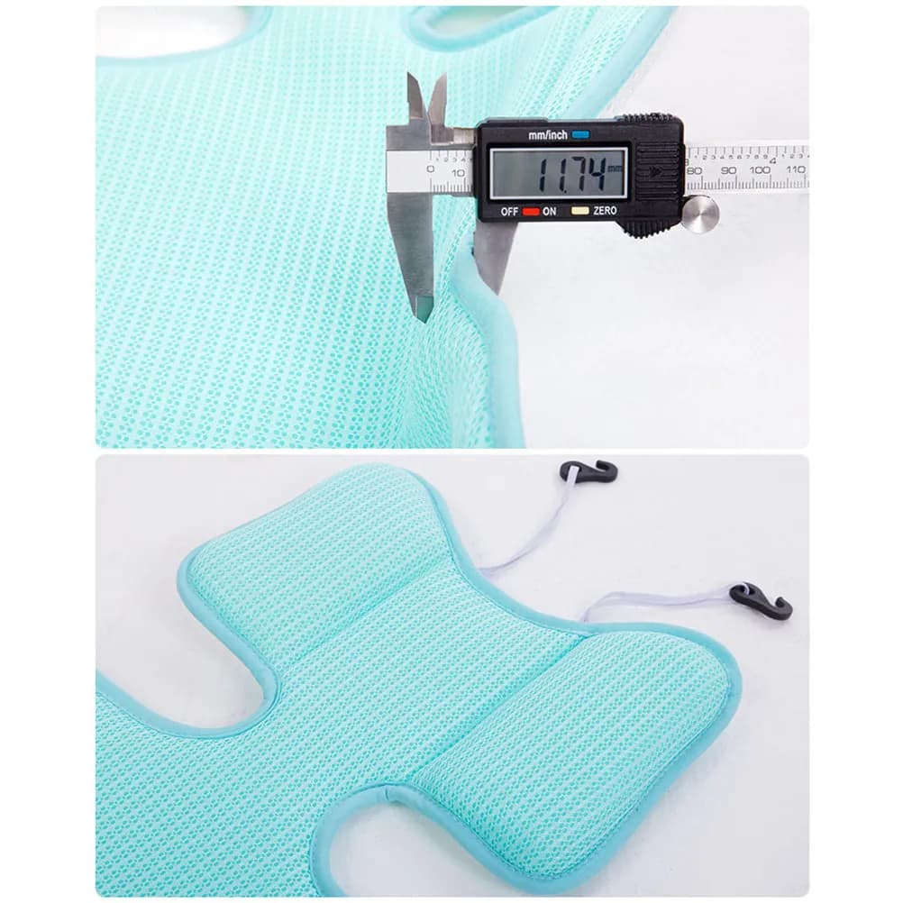 Cuscino Premium Traspirante in Cotone per Passeggino, Imbottitura Morbida e Spessa per Seggiolino Auto e Passeggino, Adattabile Universalmente