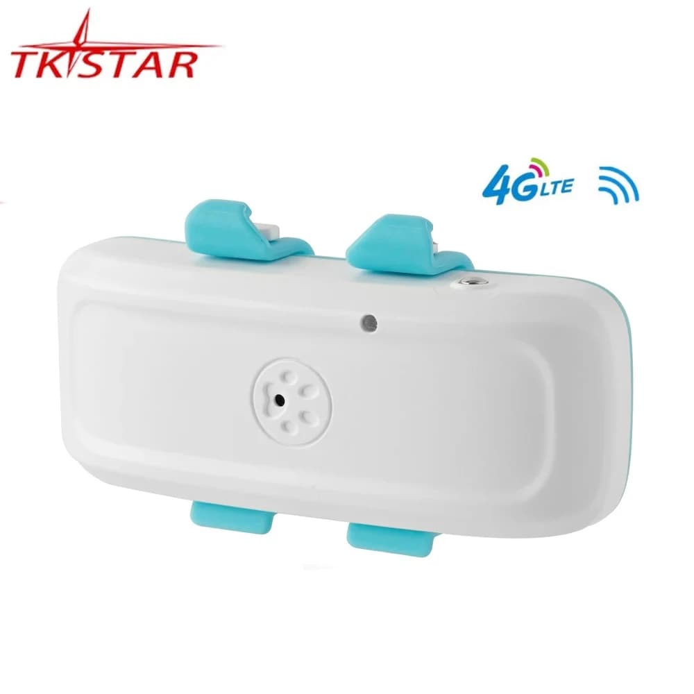 TK911pro 2G GSM 4G LTE Cat Dog Pet GPS Tracker TKSTAR GPRS Localizzatore Dispositivo di localizzazione in tempo reale impermeabile APP Web gratuita a vita