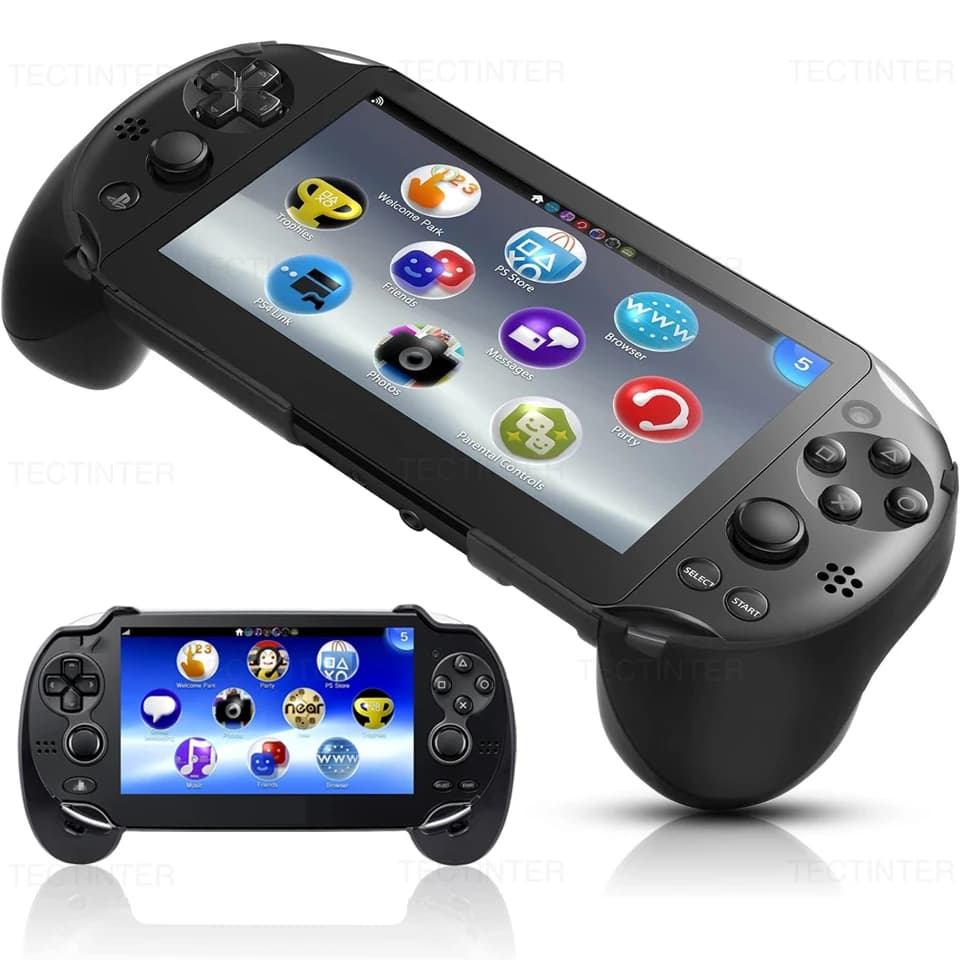 Staffa di supporto in plastica con impugnatura per Sony PSV1000 Supporto per console portatile Custodia protettiva Shell per accessori PSVita 1000