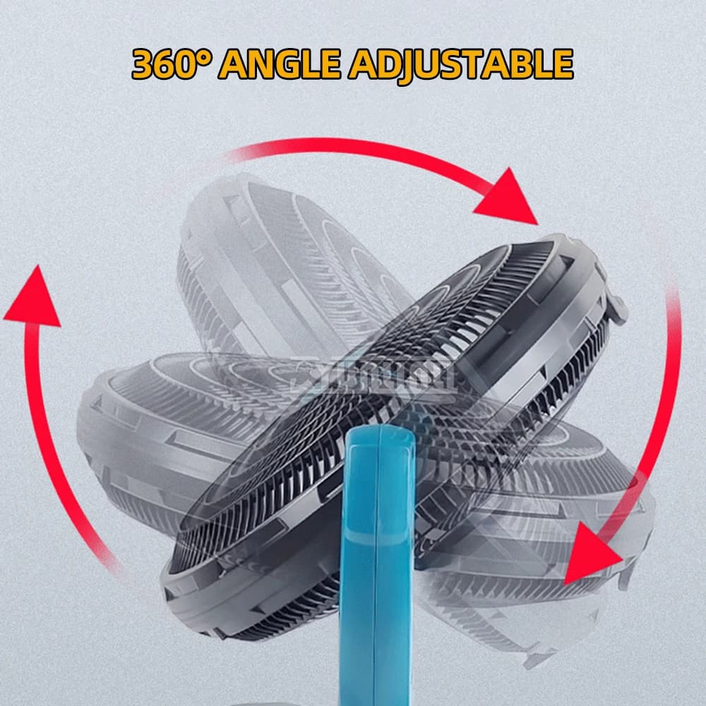 2026 Ventilatore elettrico da 13 pollici Asciugacapelli da esterno ad alto vento da campeggio Ventilatore da cantiere al litio ricaricabile senza fili 21V Utensili elettrici