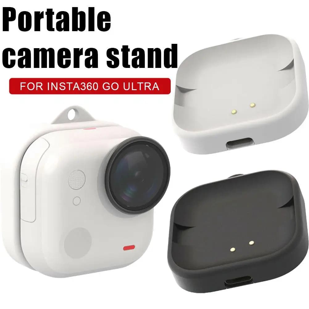 For Insta360 Go Ultra Wireless Mini Magnetic Charging Stand Dock Fast Charging Station Action Camera Accessories