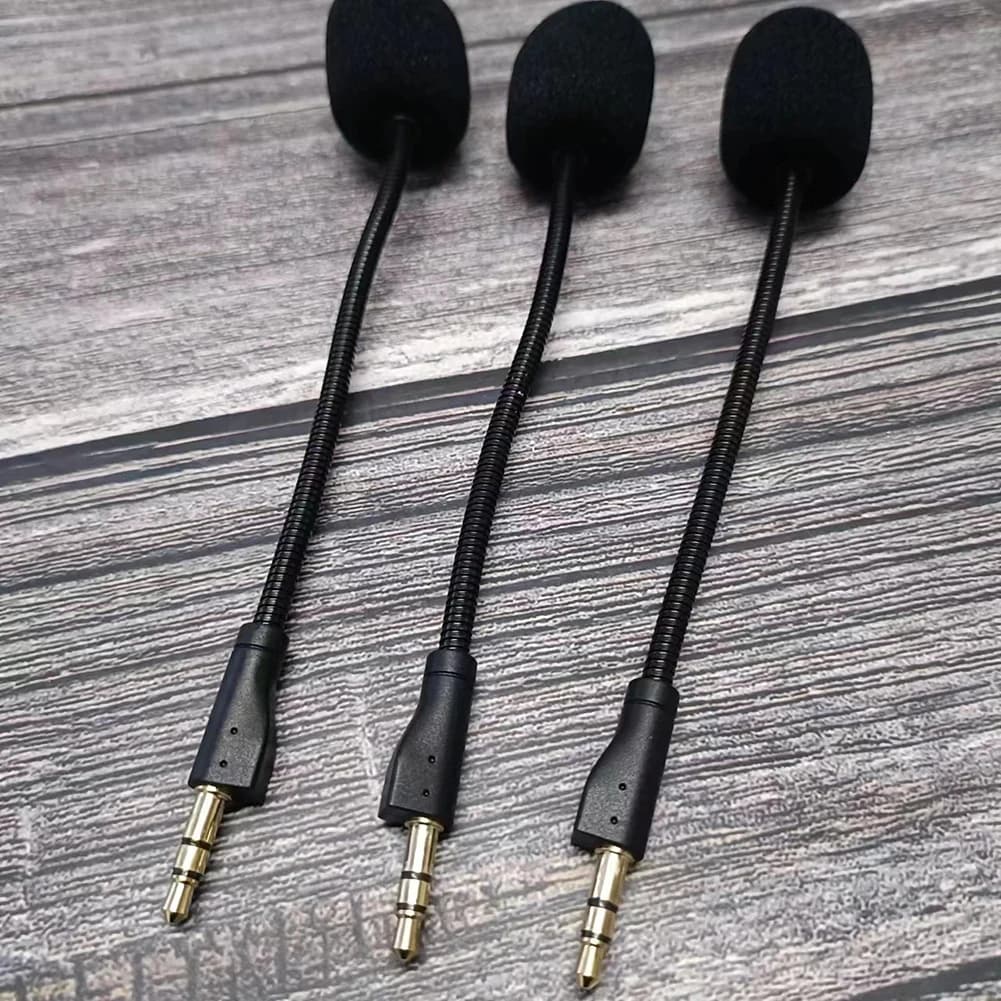 3.5mm Replacement Microphone for E-Sports Gaming Headphones, Flexible Microphone for Logitech G PRO G PRO X Gaming Headphones