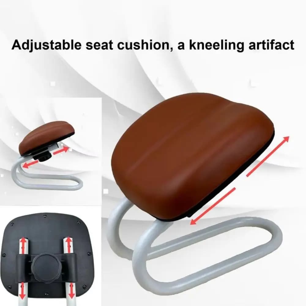 Sponge cushion to protect your knees, height adjustable garden seat, safety-strength, with metal frame and PU sponge, wearable knee-dress