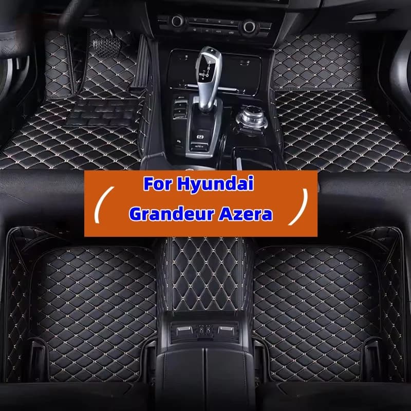 Tappetini auto personalizzati per Hyundai Grandeur Azera 2005 2006 2007 2008 2009 2010 2011-2017 Auto Tappeti Piede Coche Accessori