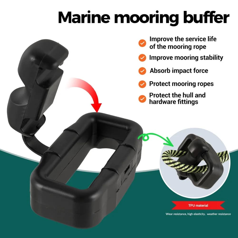Marine Mooring Buffer FOR Tpu Material For Rope Protection Absorb FOR Impact Boat Parts & Accessories