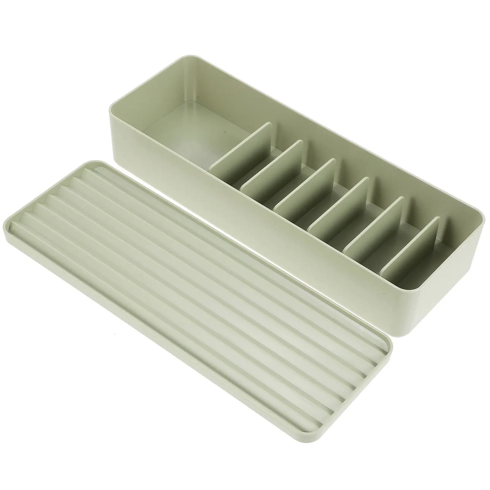 Scatola Portacavi in Plastica con Coperchio e Scomparti, Organizer da Scrivania per Casa, Ufficio, Dormitorio, Contenitore per Gestione Cavi Grande