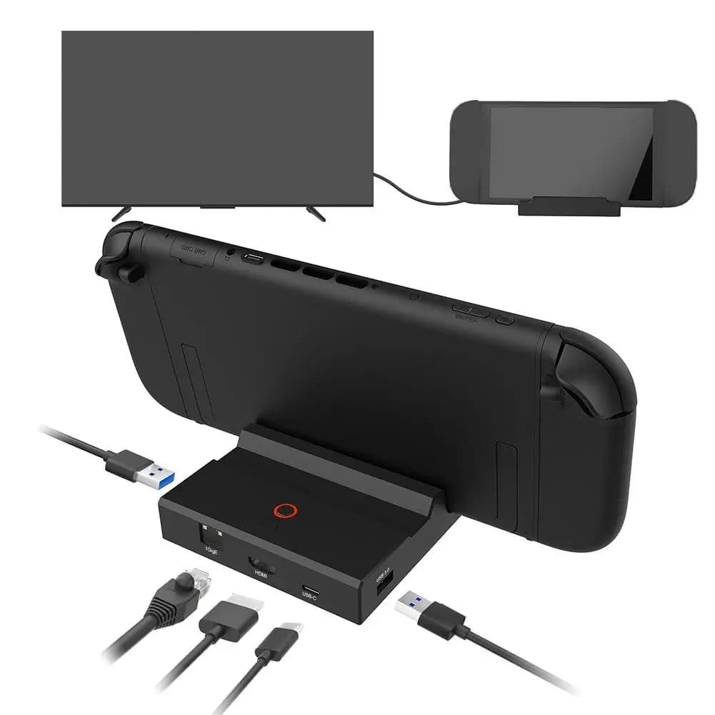 Per Nintendo 2 TV Docking Station Dock di ricarica Supporto 4K Adattatore HDMI Convertitore video HDMI Caricatore per NS2 I0M9