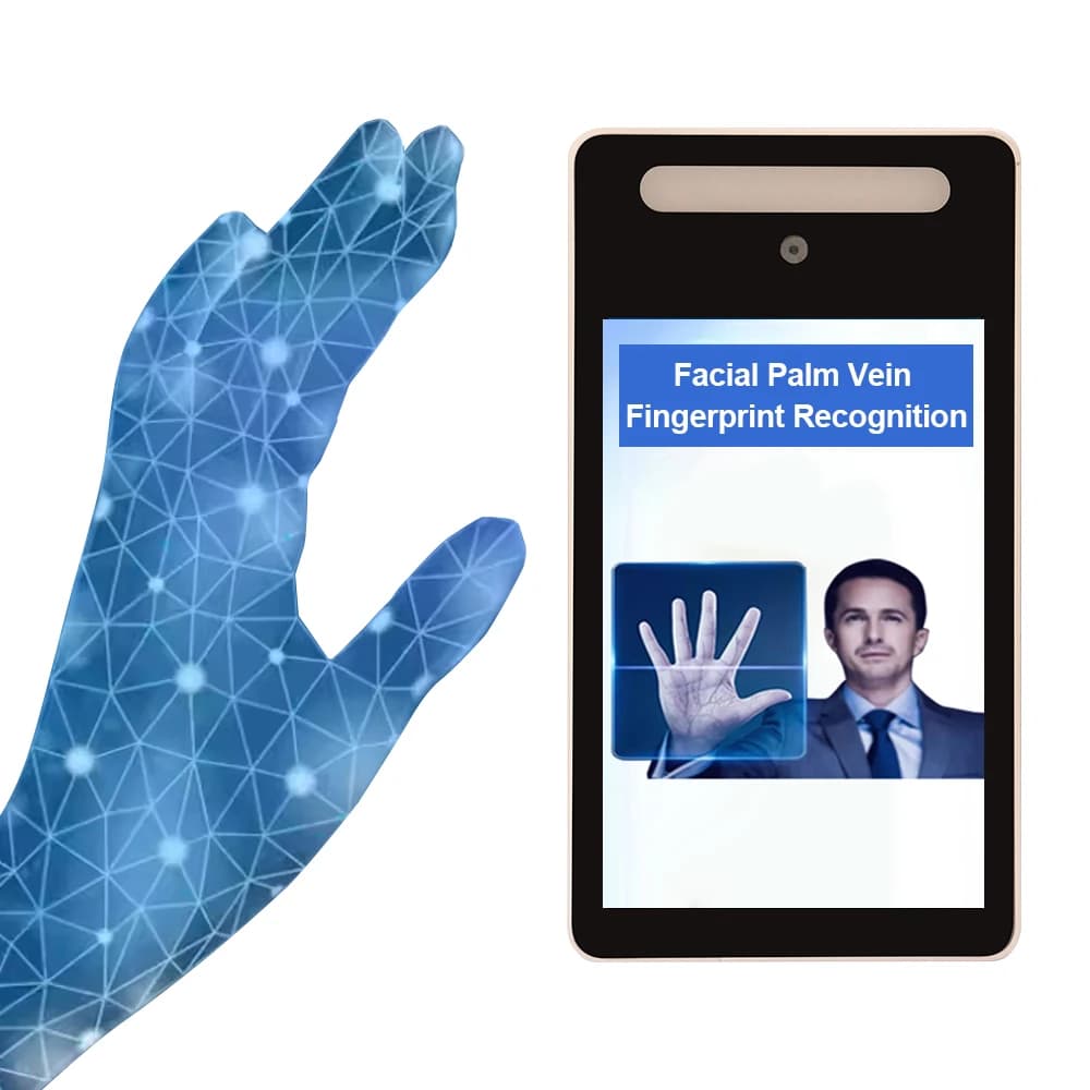 Produttore Prodotti biometrici per il controllo degli accessi Scheda NFC Sistema di presenza scolastica Macchina per la presenza del riconoscimento facciale delle vene del palmo