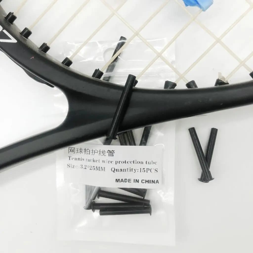 Kit di Ricambio per Protezioni Coniche in Nylon per Racchette da Tennis, per Manutenzione Attrezzature Sportive