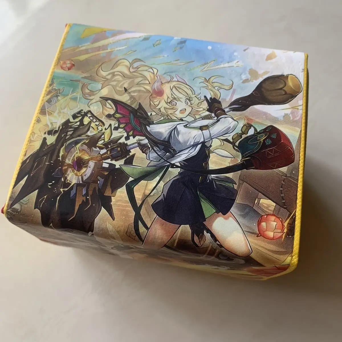 Nuovo Yu-Gi-Oh! Scatola Porta Carte da Gioco da Tavolo Fai-da-te Incredibile Ecclesia The Virtuous, Scatola per Carte da Collezione Anime, Giocattolo Regalo