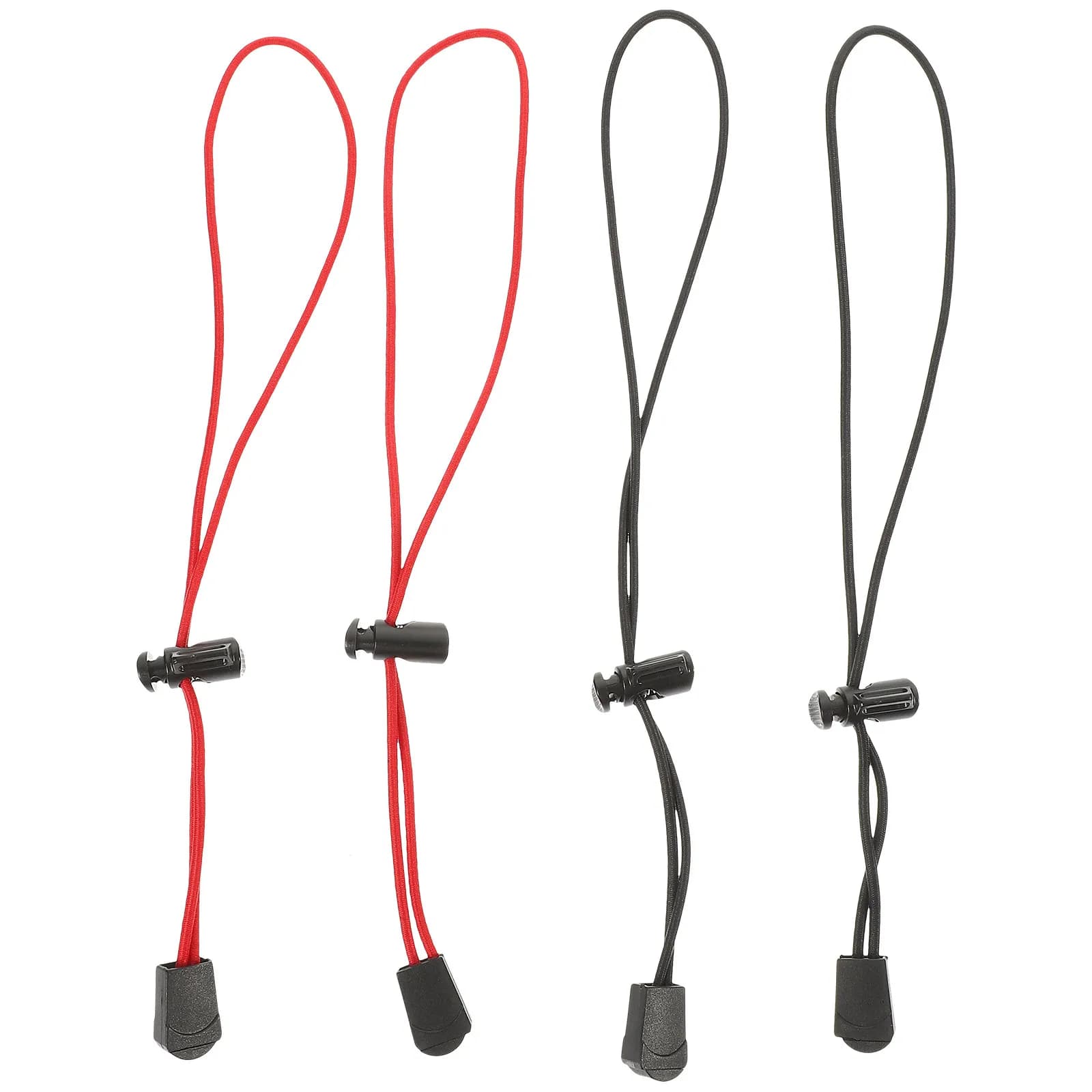 4Pcs Travel Storage Fixing Rope Outdoor Elastic Lashing Strap for Trekking Poles Sleeping Bags Backpacks