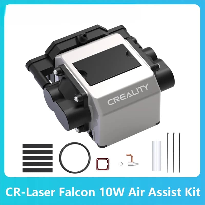 Creality CR-Laser Falcon 10W Air Assist Kit Macchina per incisore Accessori di aggiornamento Forte flusso d'aria Riduce la fuliggine a basso rumore 4005010054