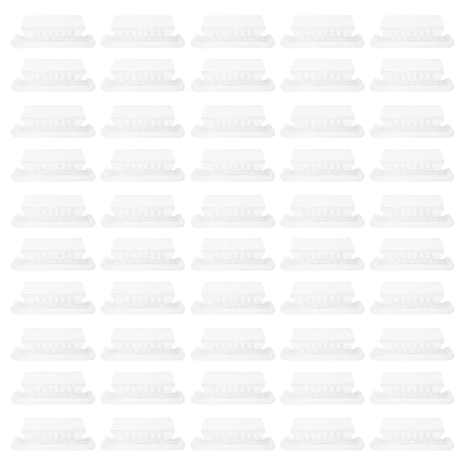 100 Pezzi Linguette Appendibili in PVC Resistente con Etichette Indice per Organizzazione Documenti, Facile Smistamento File in Raccoglitori, Armadietti, Borse e Ufficio