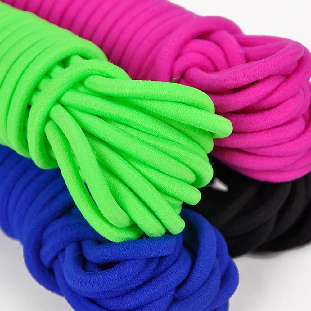 2Pcs Skipping Rope Set High Quality Elastic Jump Rope for Indoor Outdoor Fitness Fun Exercise Healthy Activity for