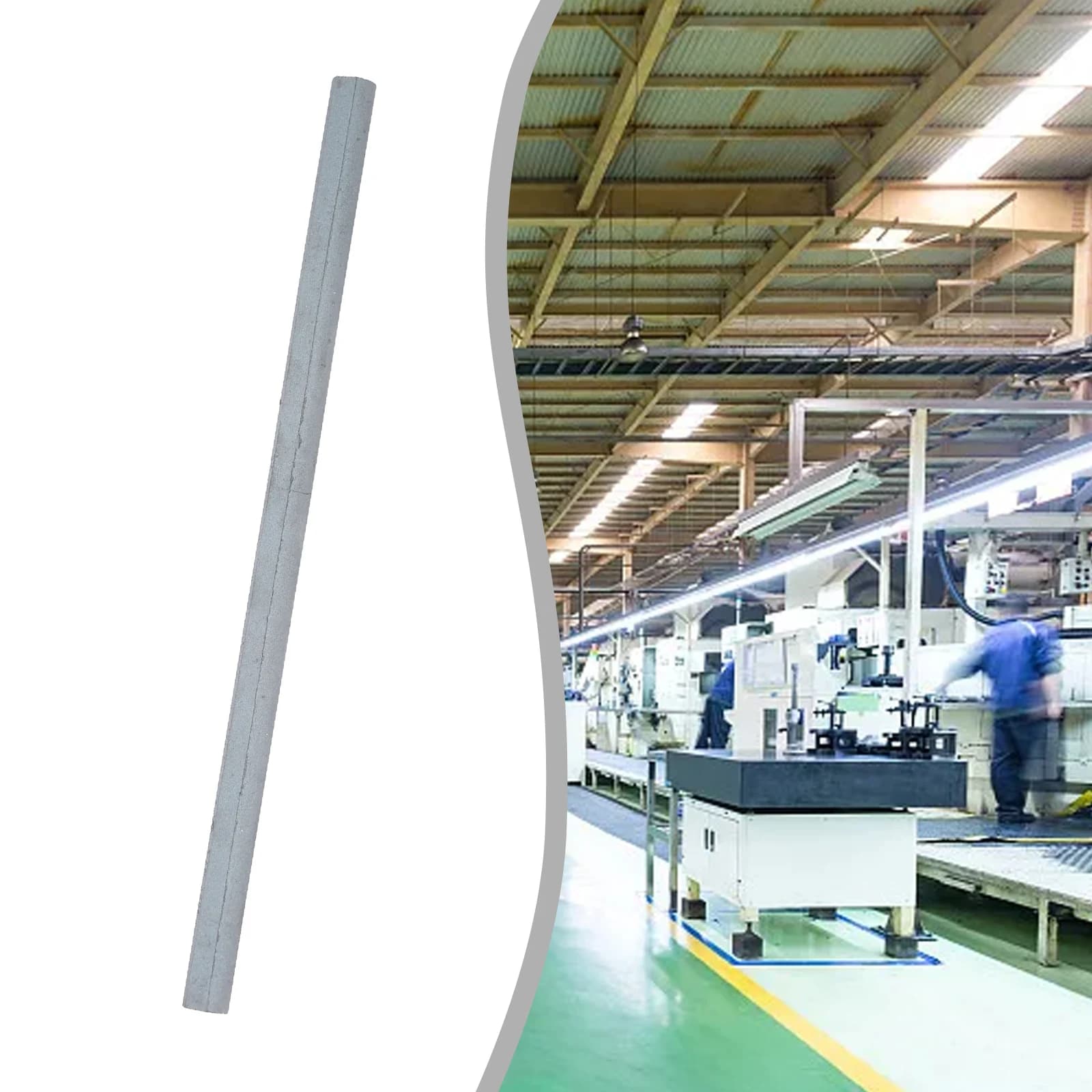 Asta di ferrite 200mm Zinco al manganese per la costruzione dell'antenna Connettore del nucleo Buffer Rod Mandrino di ferrite anti-interferenza