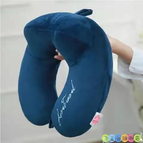 Cuscino da Viaggio Portatile a Forma di U, Supporto per il Collo, Sciarpa Intrecciata Multifunzionale, Accessori per il Viaggio