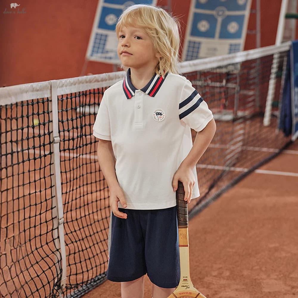 Completo Estivo per Ragazzi Dave Bella, Set Due Pezzi con Polo a Maniche Corte e Pantaloncini, Abbigliamento Casual DK2261226