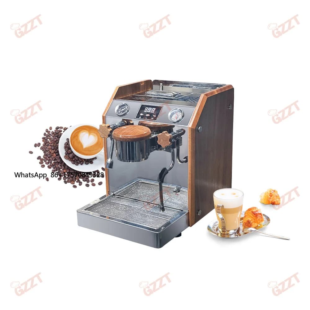 Semi Automatic Italian Coffee Maker 2800w 2L+0.8L Double Boiler Professional Single Group Commercial Cafe Espresso Machine