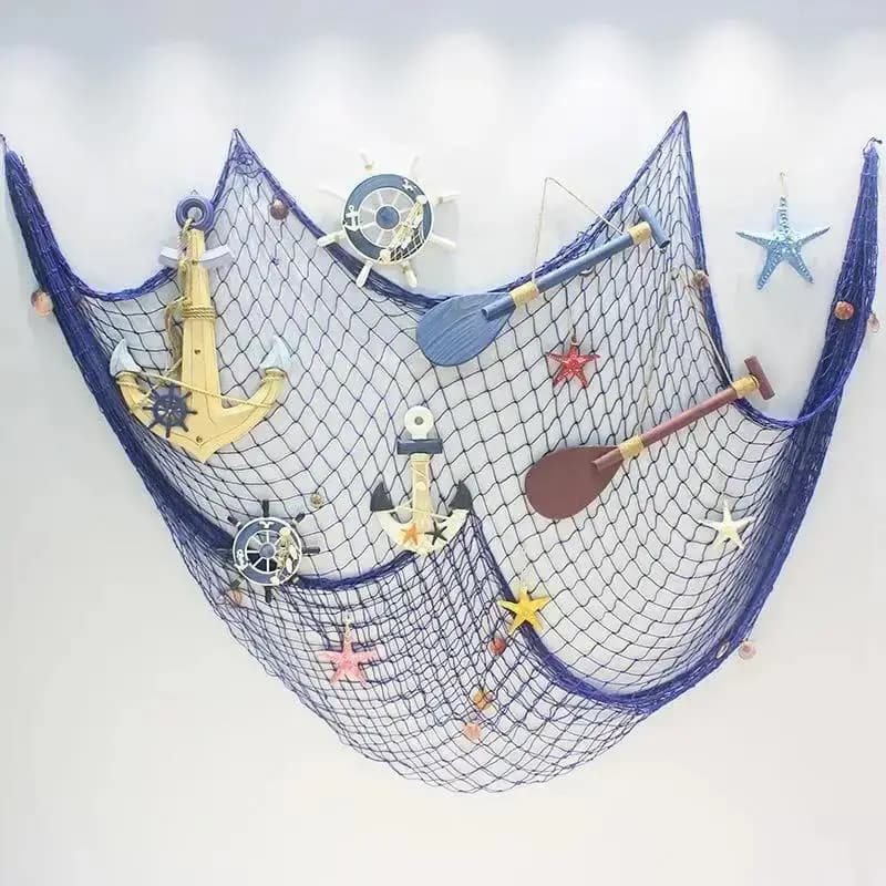Forniture per feste decorazioni Festive rete da pesca nautica decorazioni per feste in spiaggia arazzi per reti