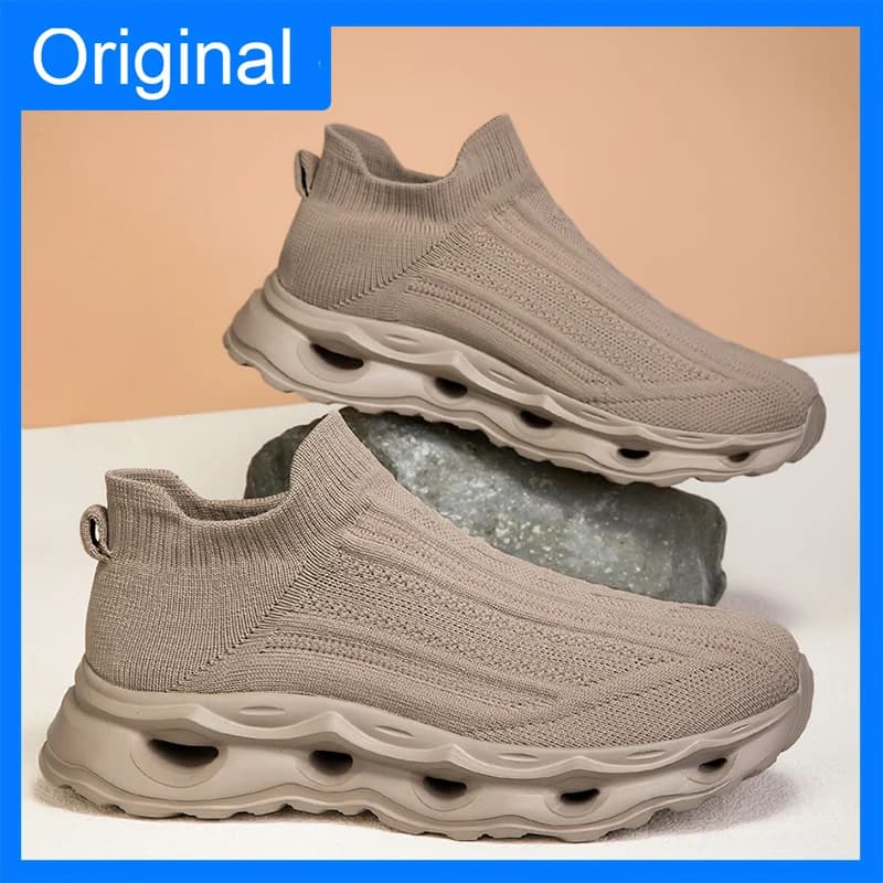 Sneakers Unisex Elastiche Leggere con Suola Morbida per Fitness e Tennis all'Aperto 2026 Nuove Scarpe Casual Comode e Versatili da Uomo