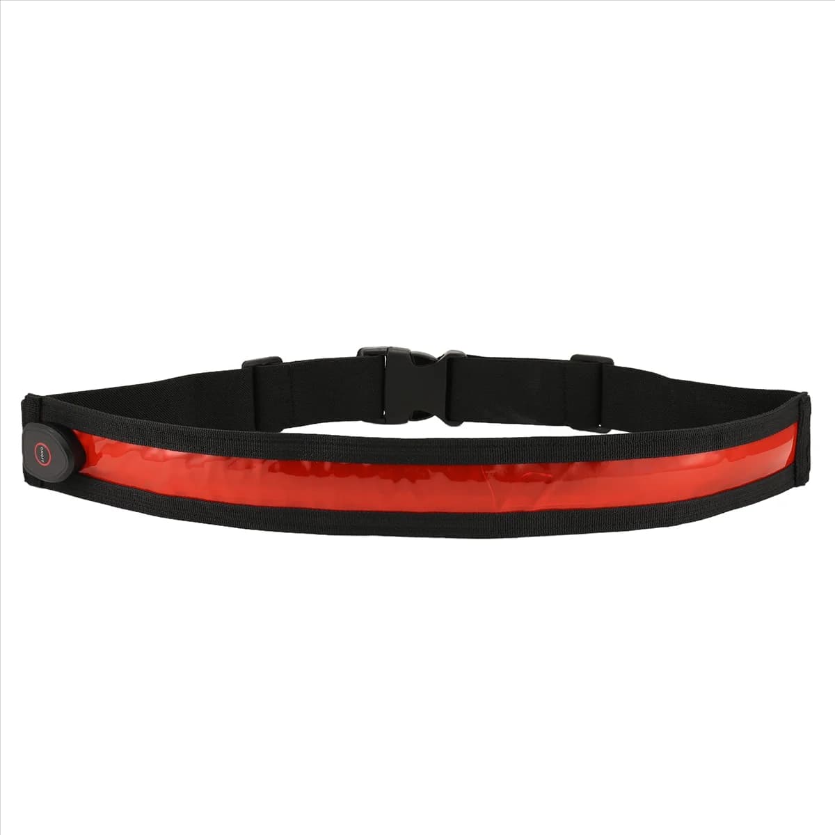 ABYB Night Running Spia impermeabile Cintura riflettente a LED ricaricabile Attrezzatura da corsa riflettente, Cintura da ciclismo-Rosso
