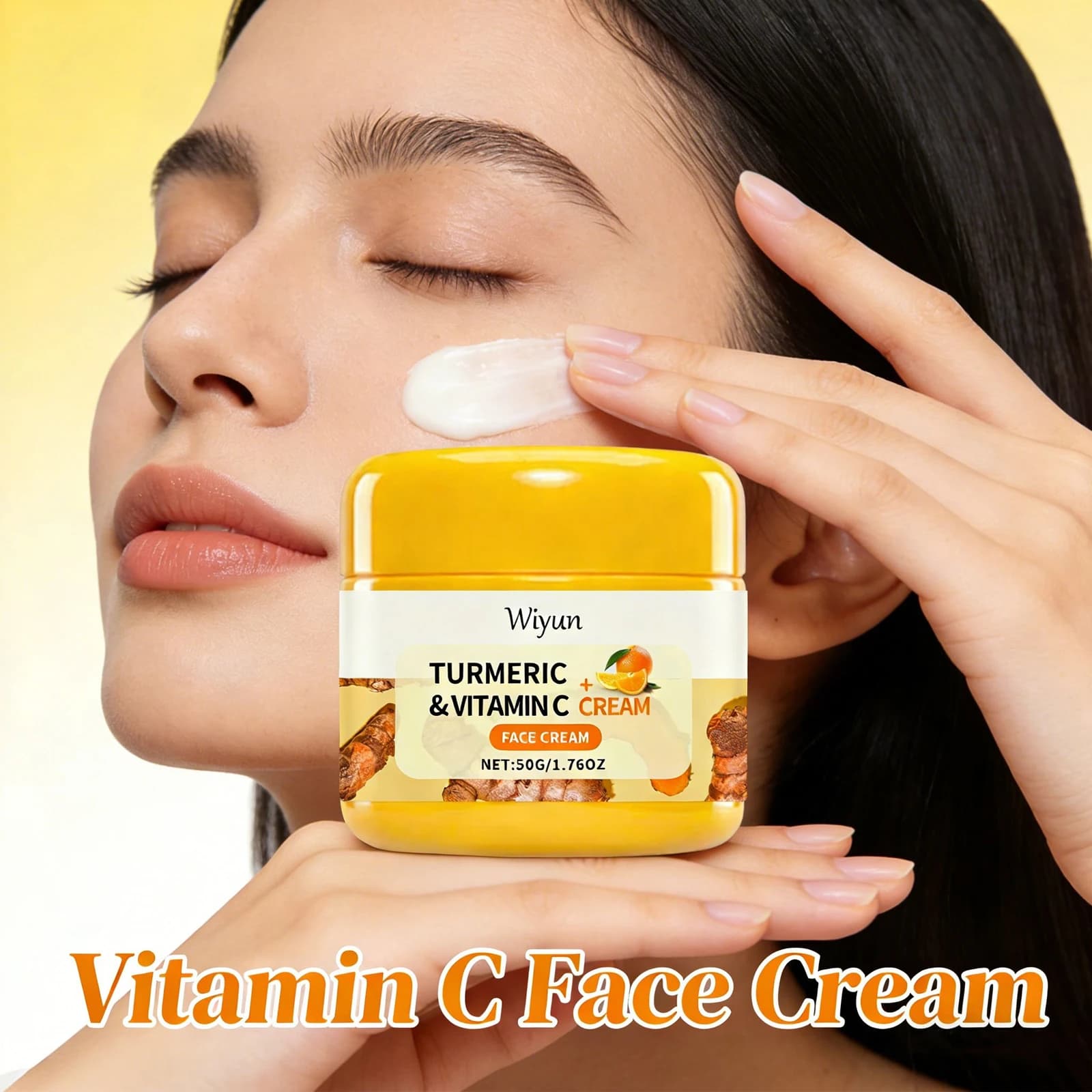 Crema viso schiarente alla vitamina C Idrata schiarisce la pelle opaca Regola la melanina Dissolvenza Spot Crema per la cura della pelle del viso liscia e fine