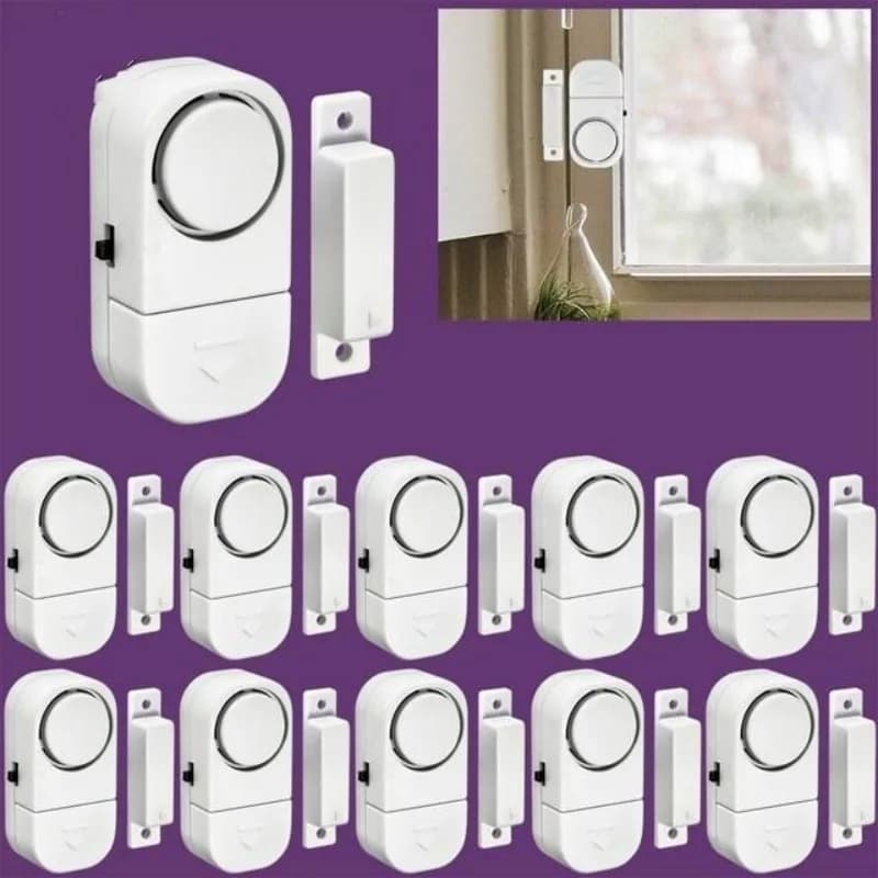 Di sicurezza Wireless Home Porte E Finestre Antifurto di Sicurezza di Allarme del Sensore Magnetico
