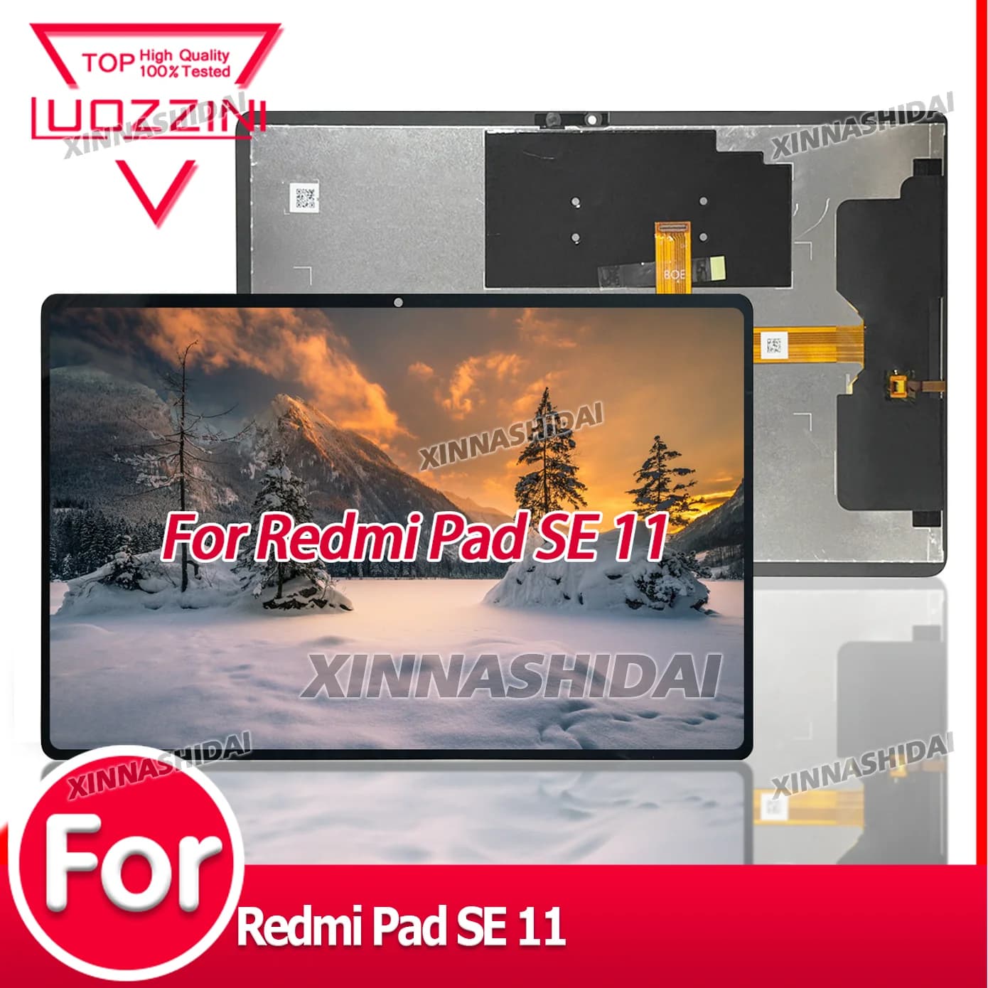 Schermo di Qualità AAA per Redmi Pad SE 11, Display LCD Assemblato, Parti di Ricambio Per Redmi Pad SE 11 23073RPBFC LCD