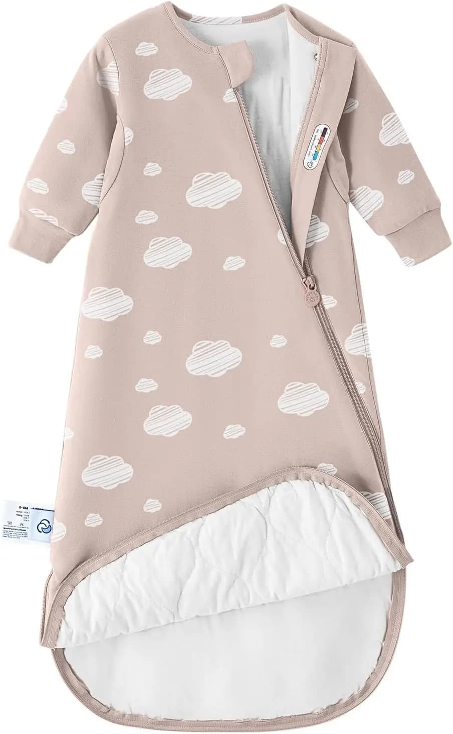 Sacco nanna accogliente da 3.5 Tog con maniche, unisex per neonati e bambini piccoli, regalo perfetto