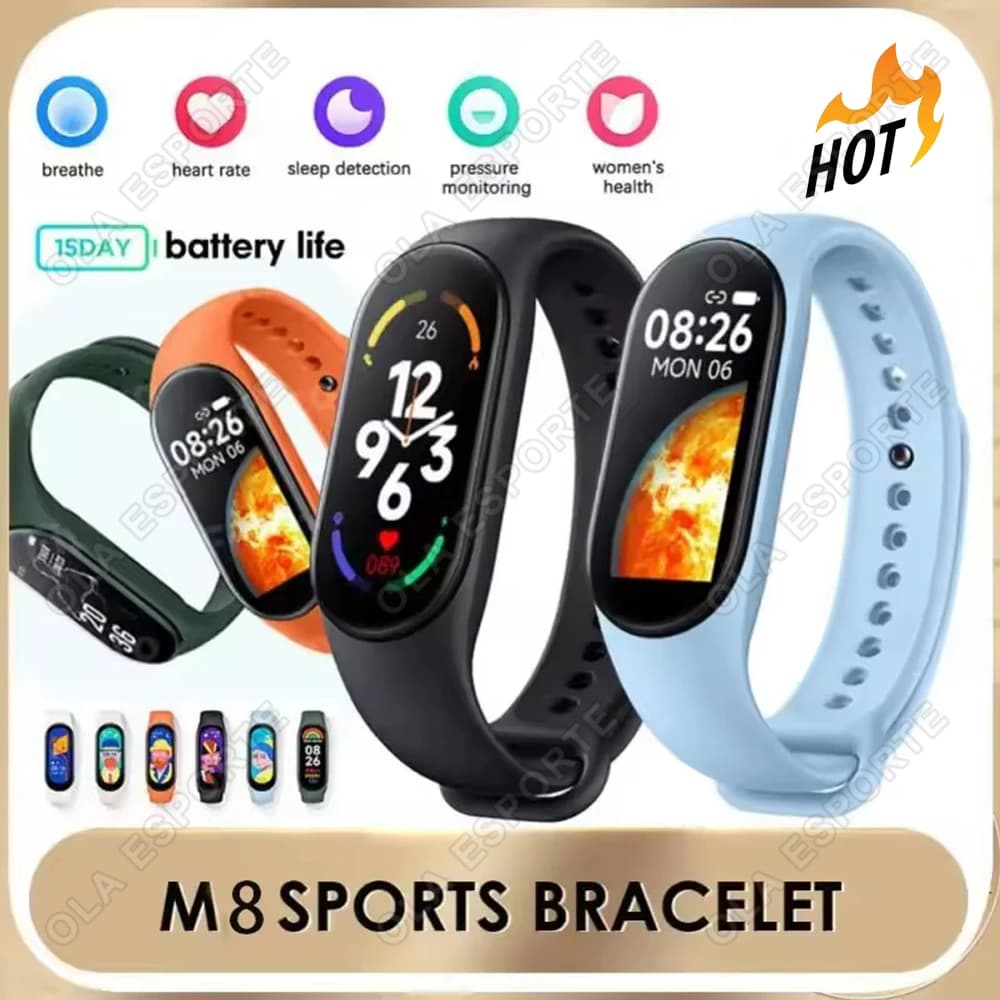 Nuovo Smart Band 2026 per Uomo e Donna, Orologio Intelligente con Cardiofrequenzimetro, Braccialetto Smart Impermeabile, Tracker Fitness Sportivo per Android iOS HT30
