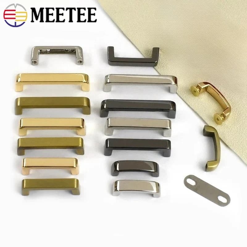 4/10Pcs 13-38mm Metal Buckles Handbag Arch Bridge Connect Buckle Bag Side Clip Clasp Pocket Decor Fastener Hardware Accessories