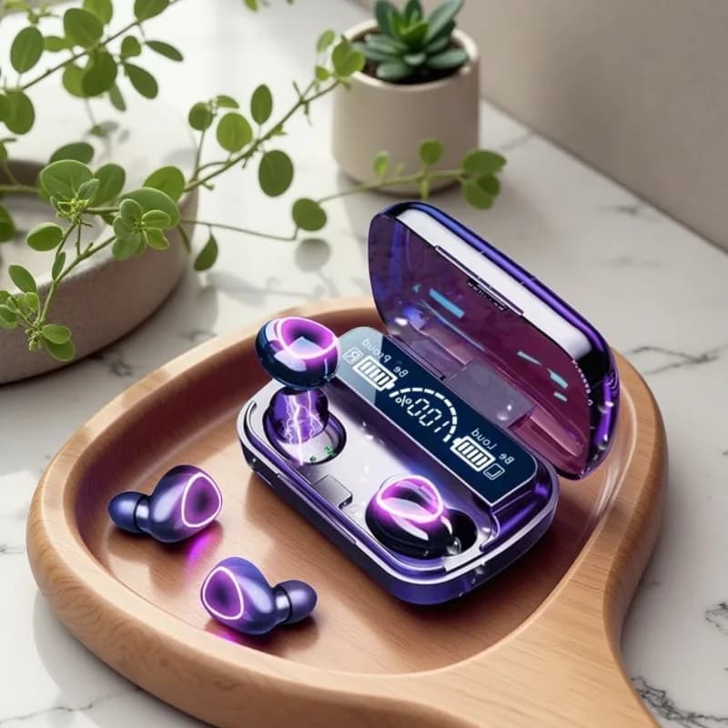 Cuffie originali Bluetooth Wireless Earpods Sport Stereo Cuffie con cancellazione del rumore Il microfono si applica agli smartphone