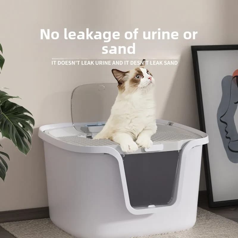 Fully Enclosed Odor Control Litter Box Space Saving Cat Toilet Supplies Cat Litter Box Cat Toilet Cat Care Products