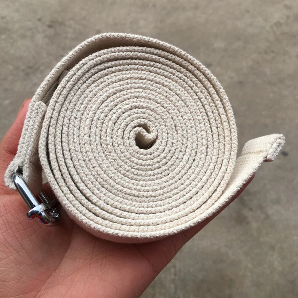 3M Elastic Belt for Yoga with D Ring, Strength for Fitness, Training Legs and Life, Gym Equipment