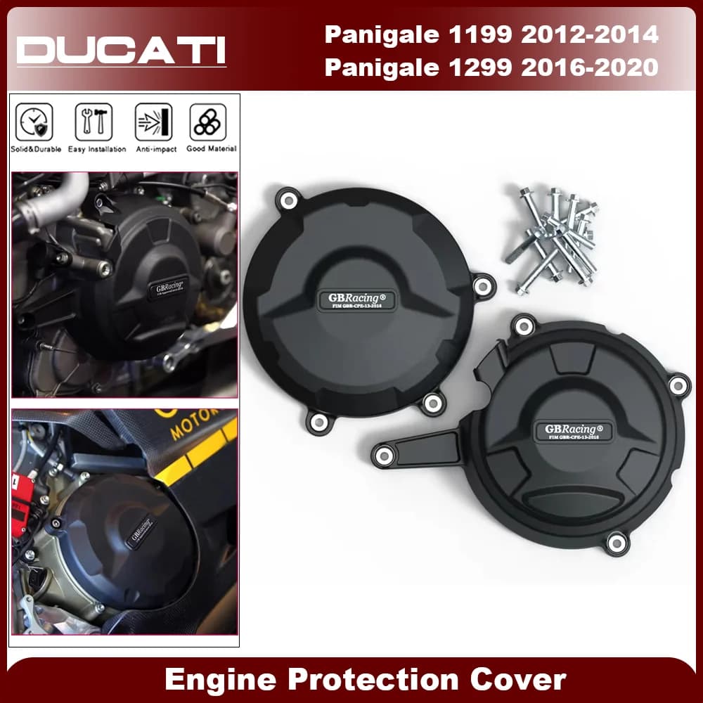Per DUCATI Panigale 1199 2012-2014 e Panigale 1299 2016-2020 GB Motore Del Motociclo Da Corsa Protegge La Copertura Della Protezione Della Frizione