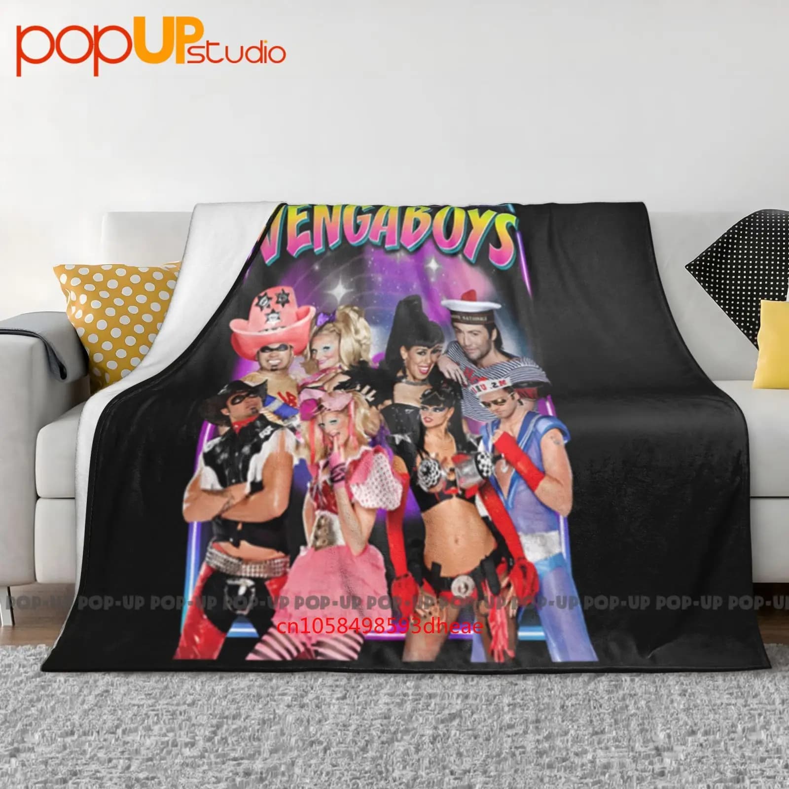 Vengaboys Cheesy 90S Pop Music Coperta ultra morbida trapunta invernale Copridivano Copriletto