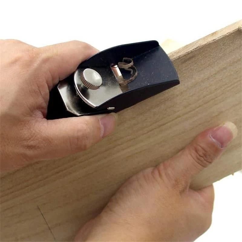 Mini aereo Strumenti per carpenteria in legno Pialla manuale per carpentiere Pialla in lega di alluminio e tagliente Utensili manuali portatili per la lavorazione del legno