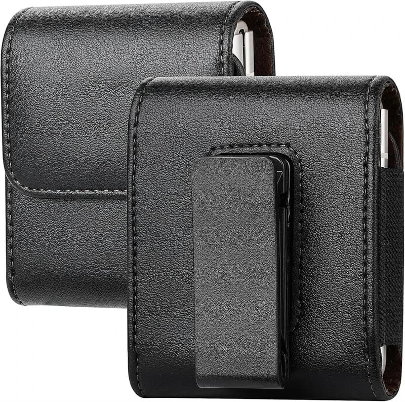 360° Belt Clip Phone Leather Case For Motorola Razr 60 50 Pro Magnet Flip Phone Pouch Razr 60 40 Ultra Plus 2025 gen 4 Waist Bag
