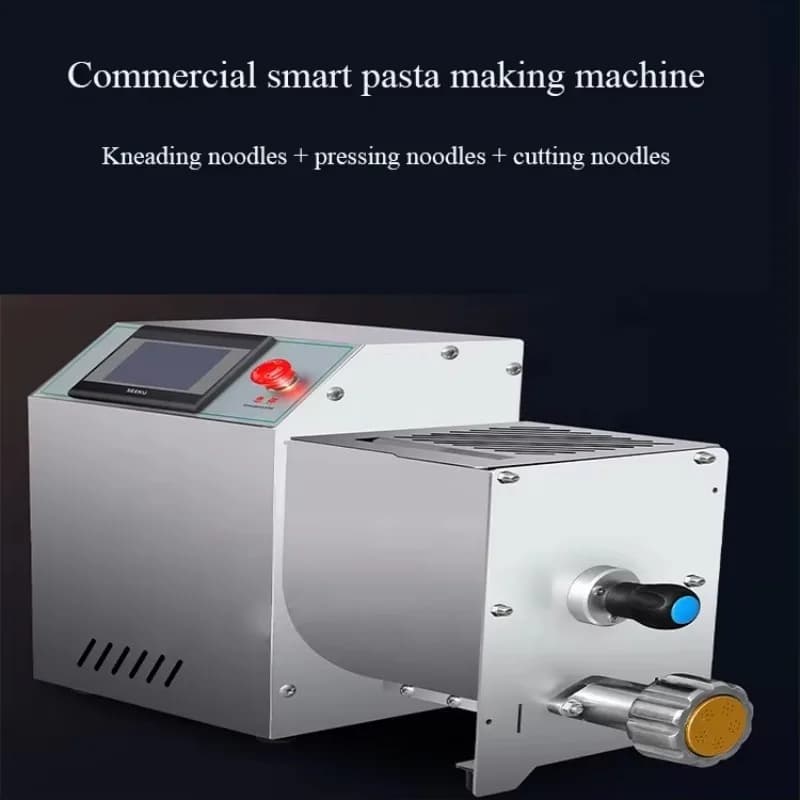 La macchina elettrica commerciale per l'industria delle pasta di mais, macaroni, spaghetti, produce una macchina per la produzione di processi dell'estrusore