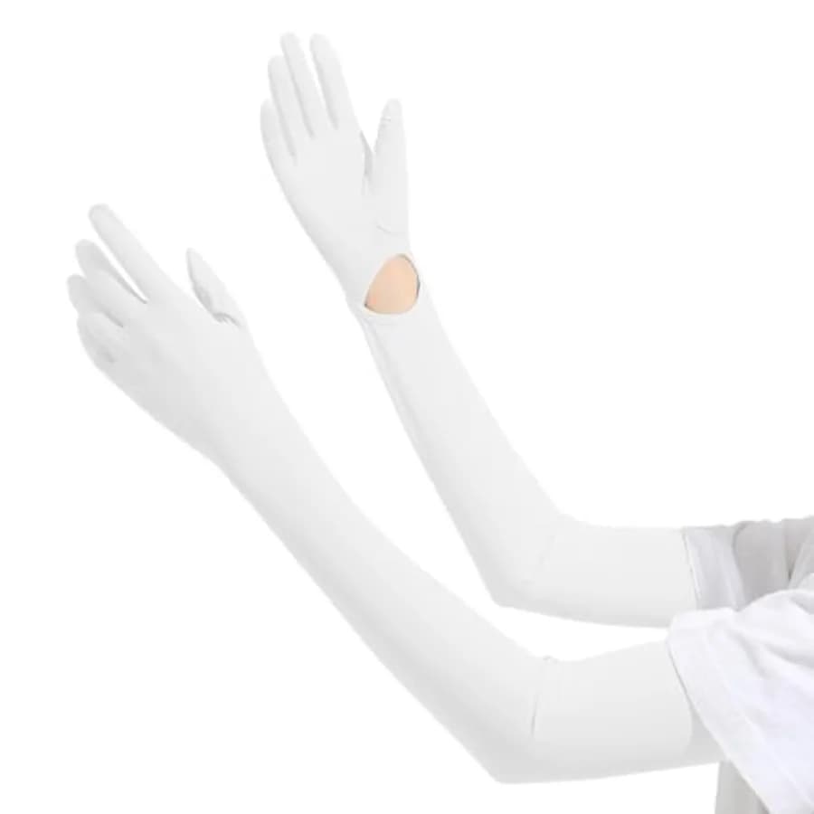 Guanti Protettivi Solari per Donne e Uomini, Protezione UV Estiva UPF50+, Guanti da Giardinaggio con Protezione Solare e Funzione Touchscreen
