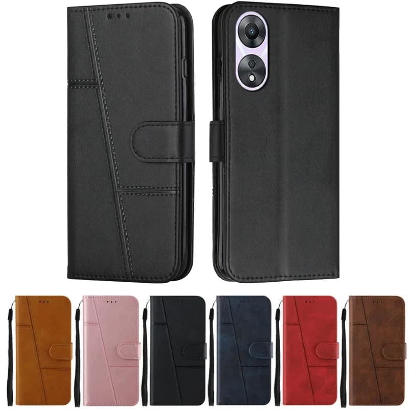 Per OPPO A78 A98 5G Custodia Flip Portafoglio Book Cover per Coque OPPO A 78 A98 A58 5G OppoA78 A58 A38 A18 Custodia protettiva in pelle per telefono