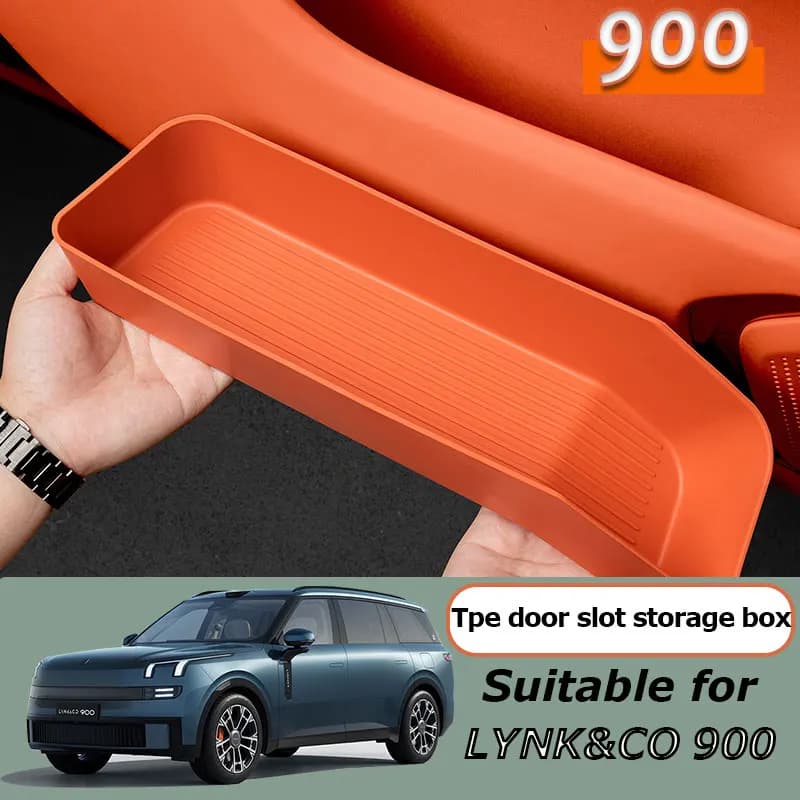 Per Lynk & Co 900 Porta Interna Slot TPE Scatola di Immagazzinaggio Porta Pad di Stoccaggio Auto Modificato Quattro Porte Organizzatore Contenitori Auto Accessori