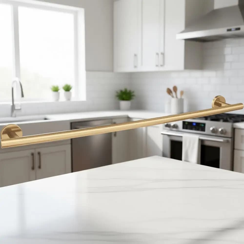 Portasciugamani in Bronzo Champagne da 24 Pollici (610 mm), Accessorio per Bagno, Porta Asciugamani, Accessori per il Bagno