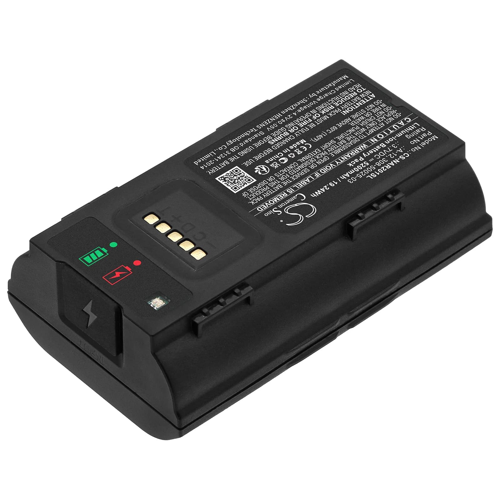 Batteria per telecamera di sicurezza domestica da 3,7 V 5200 mAh/6400 mAh A-12 308-50025-03 per campanello video cablato intelligente Arlo Essential AVD2001