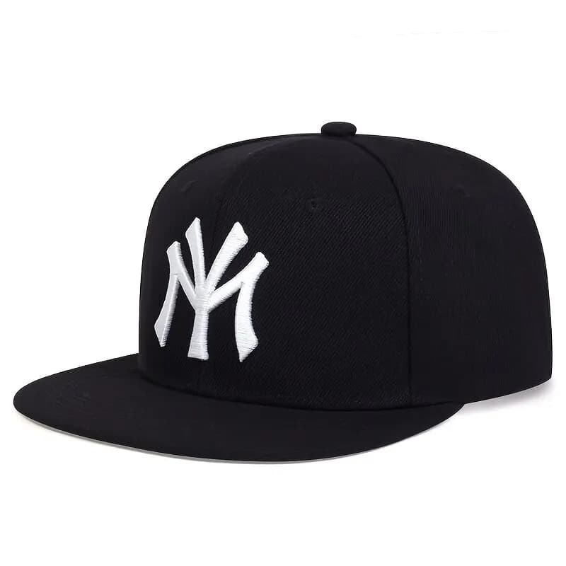 Unisex hip hop baseball cap adjustable, outdoor hat with embroidery letters, sun protection