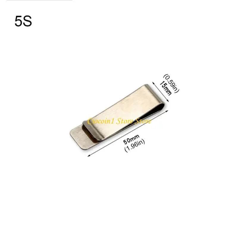 A3PC Heavy Duty Stainless Steel Clip Document Organiser Clip Notebook Page Marker Clip For Notebooks Planner Planners