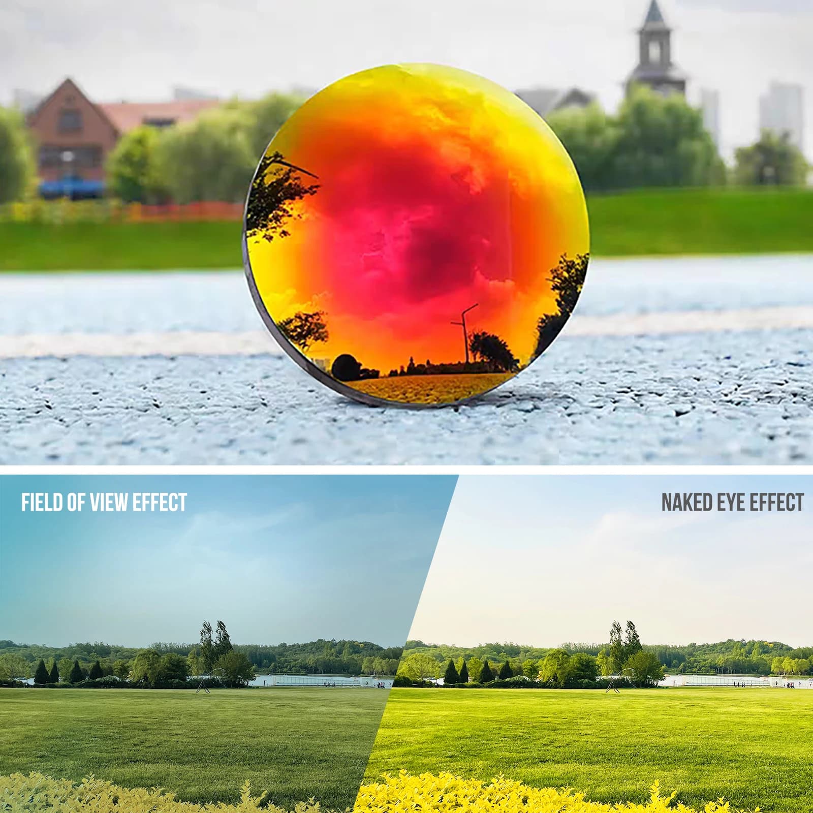 HDTAC Prescription Replacement Lenses Customized Myopia Lenses For-Oakley Holbrook OO9102 Sunglasses Multicolor