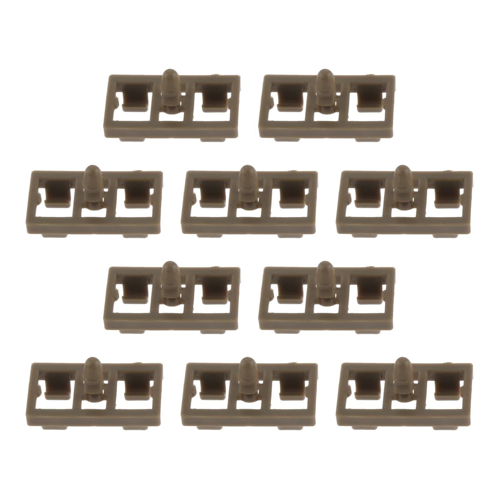 10 Pcs Clip di fissaggio della guarnizione in plastica della guarnizione della porta inferiore anteriore posteriore per BMW X5 E53 chiusura in plastica 51337052945 accessori per auto