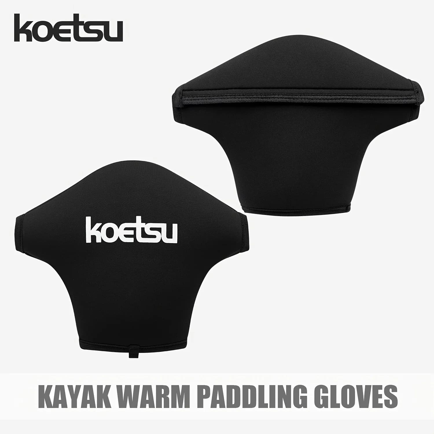 KOETSU Guanti da paddle resistenti al freddo per kayak e canoa Guanti invernali caldi impermeabili antivento