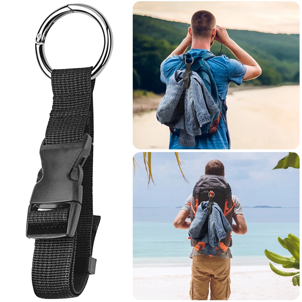 1-10PCS Travel bag Fixed strap Backpack External strap with release buckle Anti-theft backpack Gripper vests Travel supply